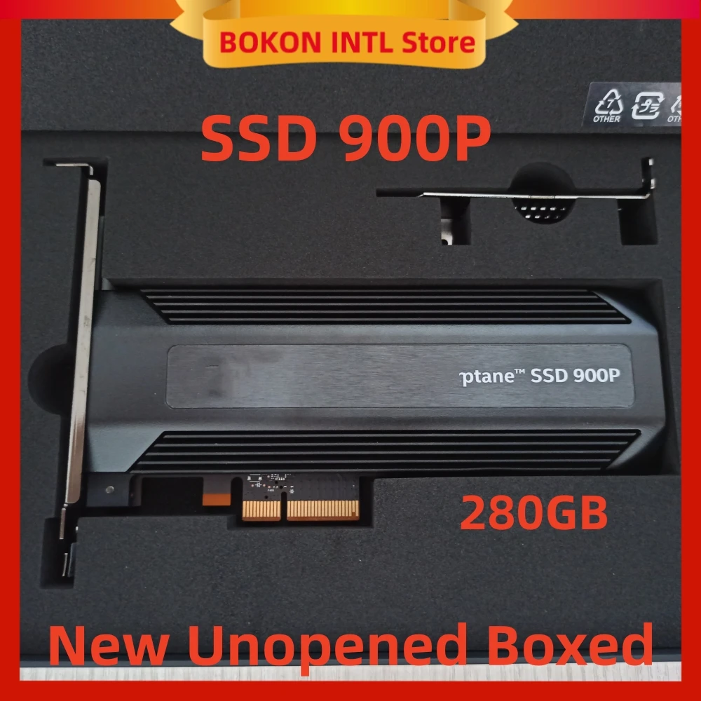 Nieuwe en ongeopende SSD 900P 280GB 5.11PBW AIC HHHL Halve hoogte Kaart 280G Voor Inter Optane SSDPED1D280GAX1 NVMe solid-state drive