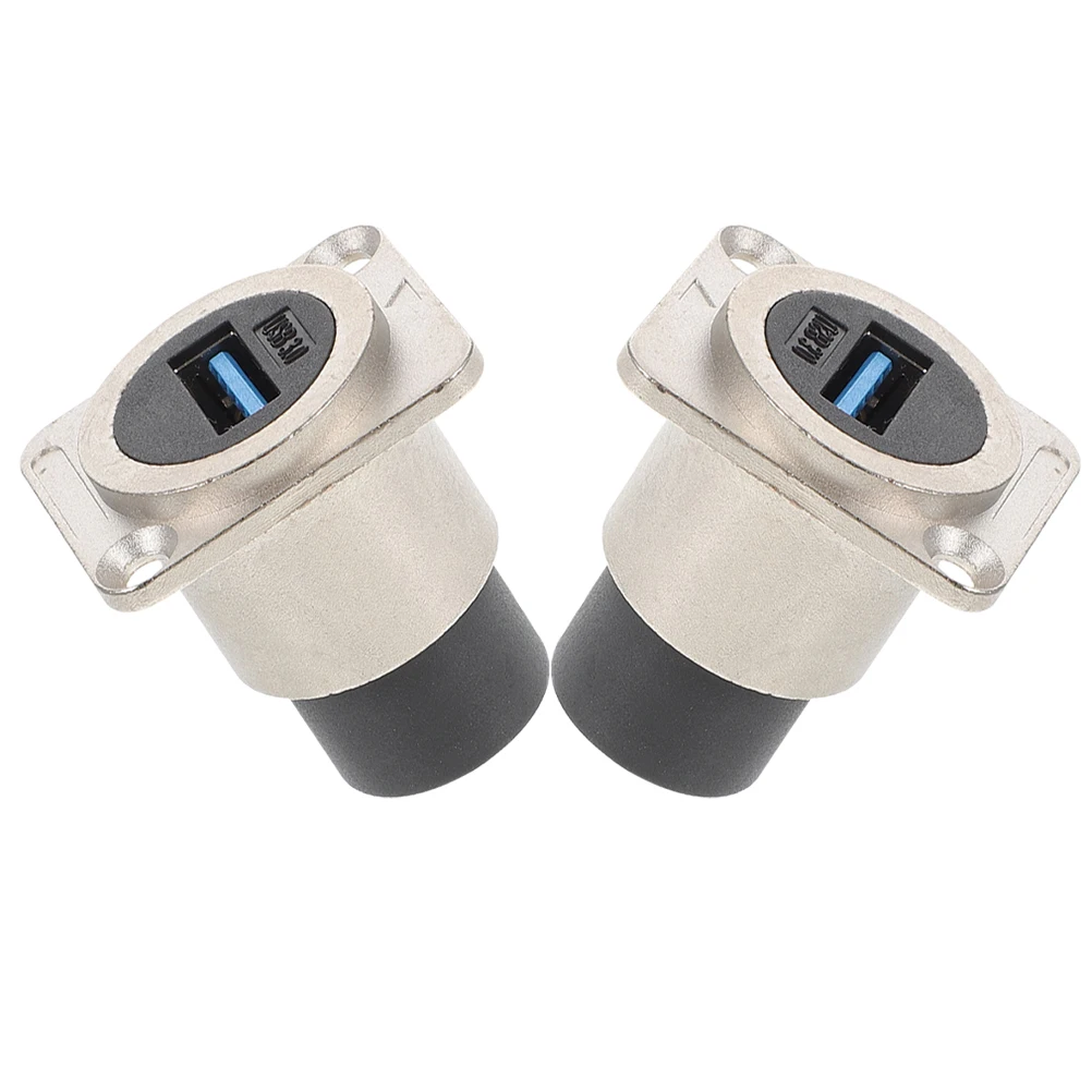 

Usb Usb 3.0 Panel Mount Coupler Female To Female Extension Bulkhead Adapter For Laptop Desktop Hard Drive