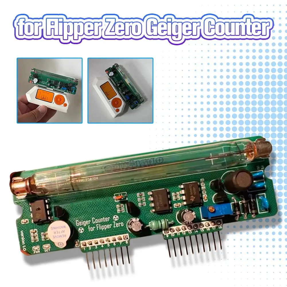 DIY Assembled Geiger Counter Module for Flipper Zero Kit PCB Board Radiation Detection Accessory - Image 4