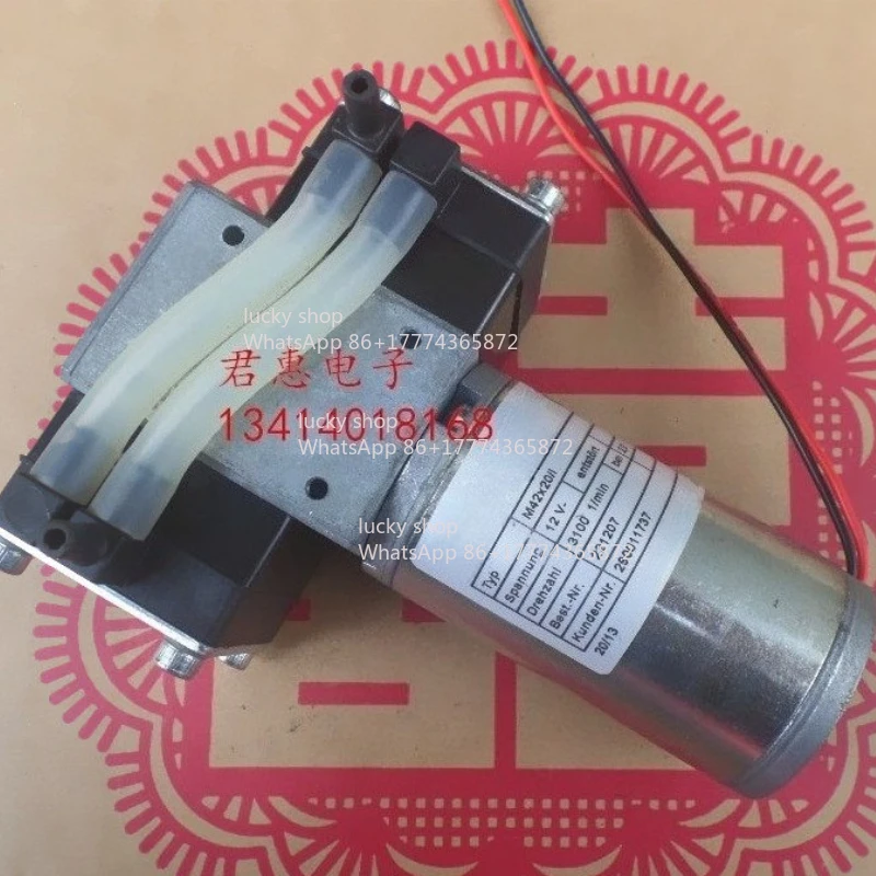 M42 × 20/l ANR; 70110494 DC12V Double Head DC Vacuum/diaphragm Pump