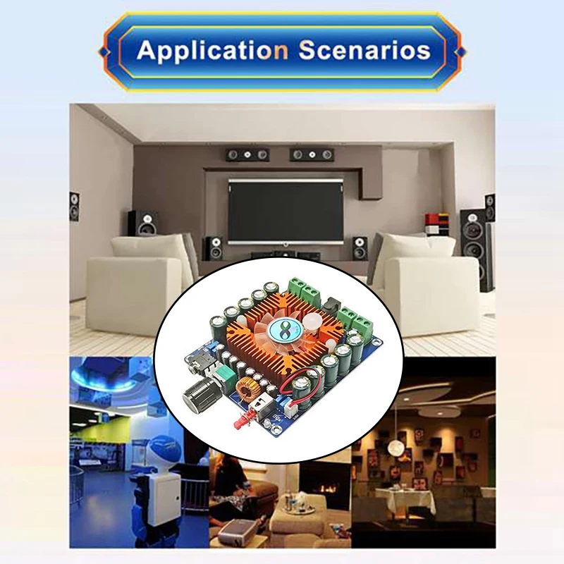 Плата цифрового усилителя мощности TDA7850, 12-16 В постоянного тока, четырехканальный 4X50 Вт, мощный автомобильный HIFI аудио усилитель мощности, плата