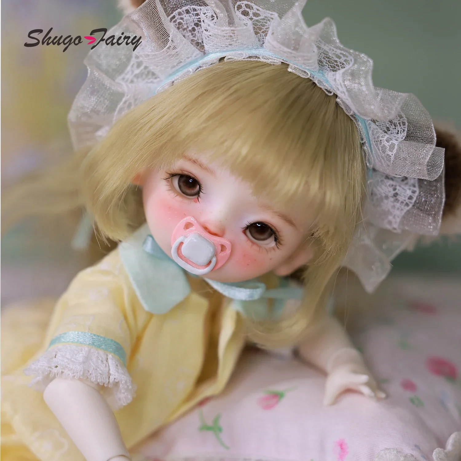

May C BJD - Adorable 1/6 Anime Baby Doll | Pacifier & Poseable Full Set
