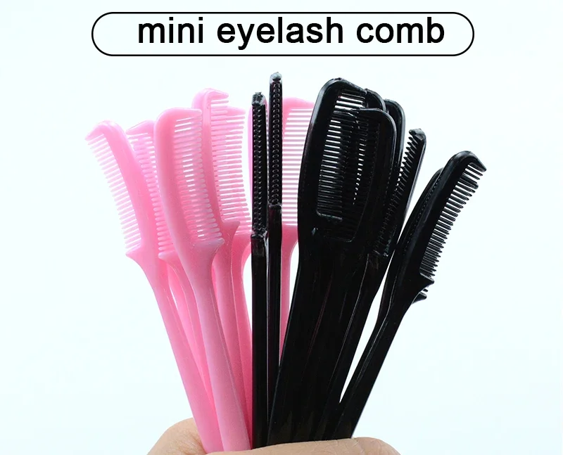 10 قطعة أمشاط رمش صغيرة صغيرة لطيف الحاجب فرش العين لاش تمديد تطبيقها دمية عصا الماسكارا ماكياج فرش #4