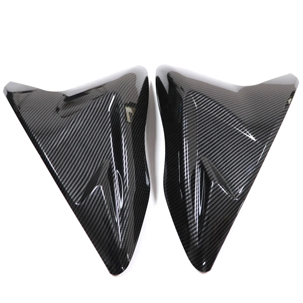 Motorcycle Accessory Carbon Fiber Style Tank Gas Side Trim Cover Panel Fairing Fit For Suzu ki GSXR 600 750 2011 - 2019