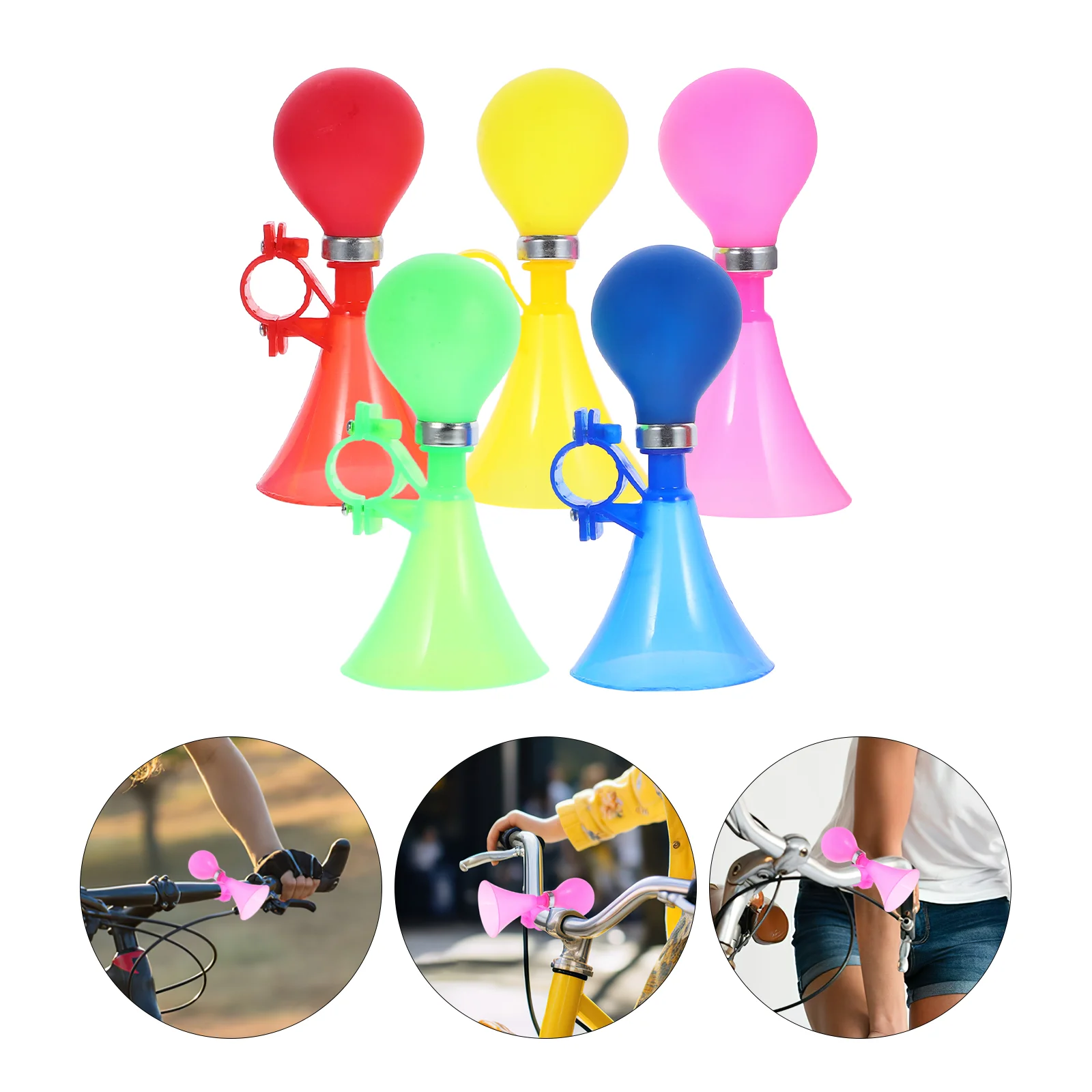 5 Pcs Major Child Bicycle Accessories Cycling Plastic Scooter Bell Outdoor Bike