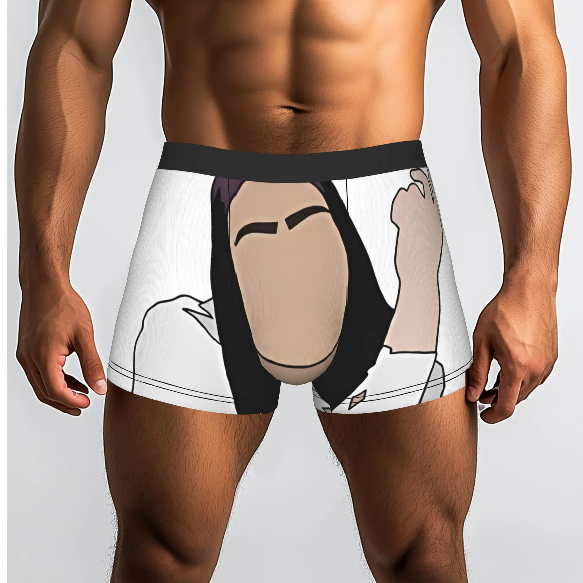Kim Dracula Drawing Kim Dracula Underpants Breathbale Panties Male Underwear Print Shorts Boxer Briefs
