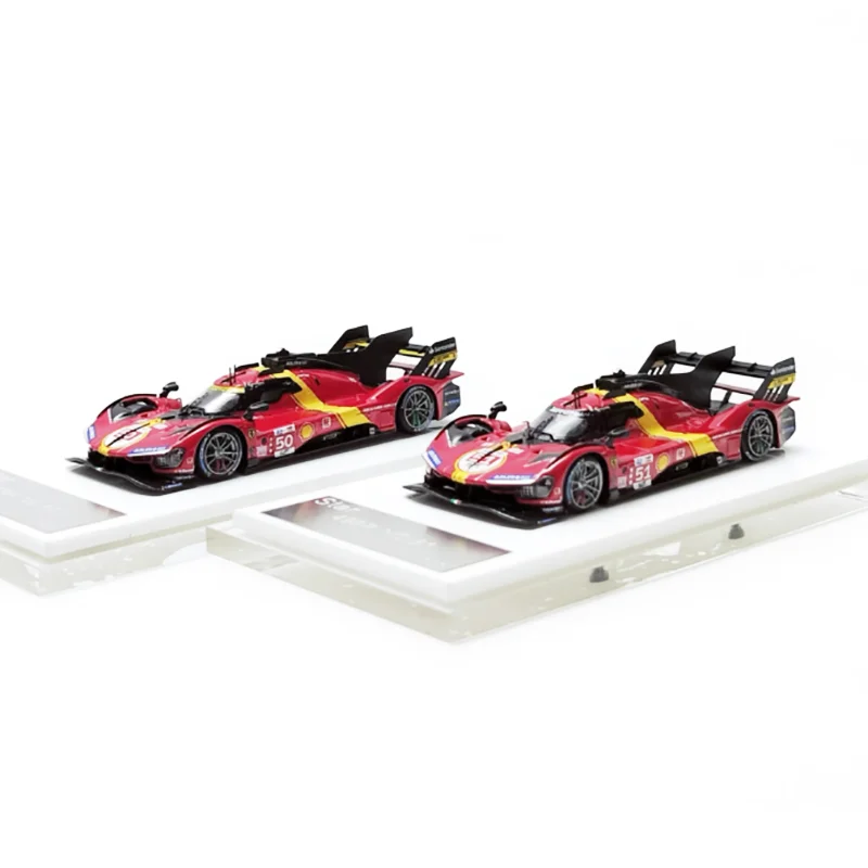 1:64 Scale Resin 499P 2023 Rally Car Model Finished Product Toy Collection Gift Static Display