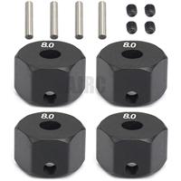 4Pcs 12MM Wheel Hex Hub Thickness 8/9/10 mm for 1/10 RC Crawler Axial SCX10 90046 Tamiya MST UTB18