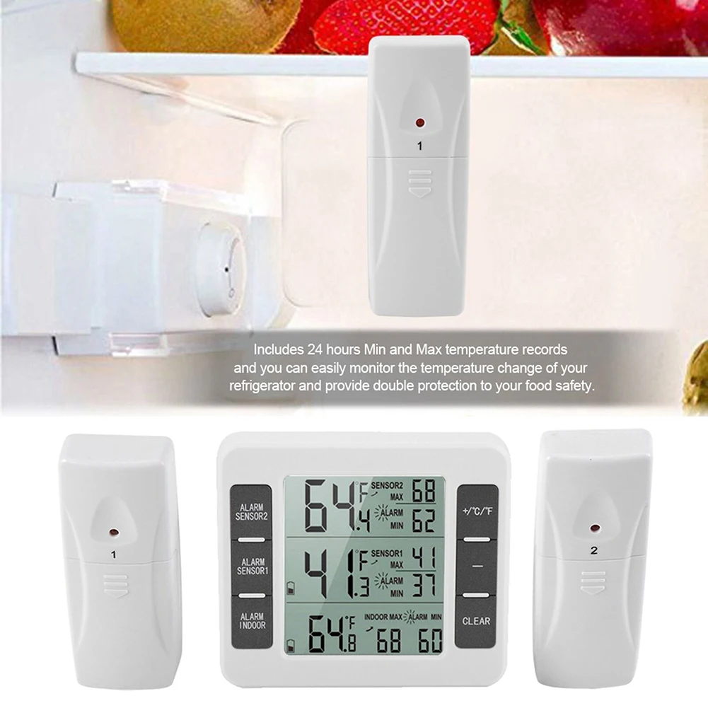 Fridge Indoor Freezer Alarm Indoor And Outdoor Freezer Alarm Fridge Outdoor Wireless Thermometer Freezer Alarm