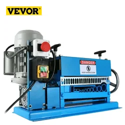 VEVOR-Pelacables eléctrico de 370W, máquina Pelacables de 1,5mm-38mm, portátil, alimentado Comercial con 10 cuchillas, 1/2HP