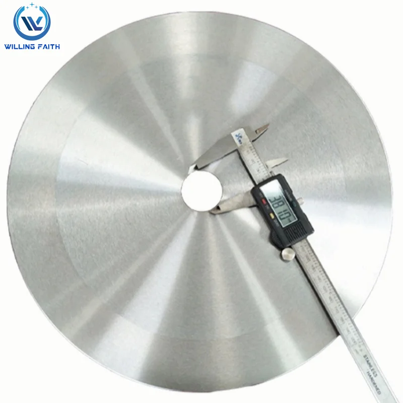 610MM Paper/drum strapping machine Large round blade Round slitting blade circular cutting knife machine circular blade