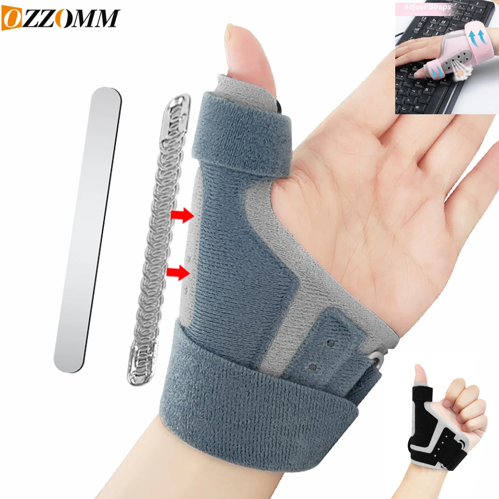 1 Stück Reversibler Daumen- und Handgelenk-Stabilisator Spica-Schiene für Triggerfinger, Sehnenentzündung, Arthritis, Karpaltunnelsyndrom, passend für linke und rechte Hand