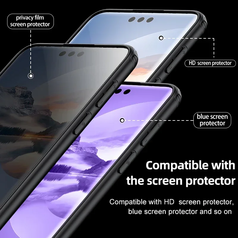 Magnetic Cases For Huawei Mate 70 RS 60 Pro Wireless Charging Transparent Protection Cover Shockproof Matte Phone Case