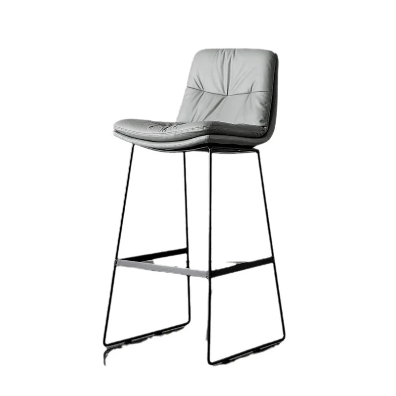 كراسي بار، حديثة وبسيطة، فاخرة خفيفة، مقاعد عالية القدم من الحديد، كراسي بار منزلية، كراسي بار، مساند ظهر، مقاعد عالية، مقاعد بار #5