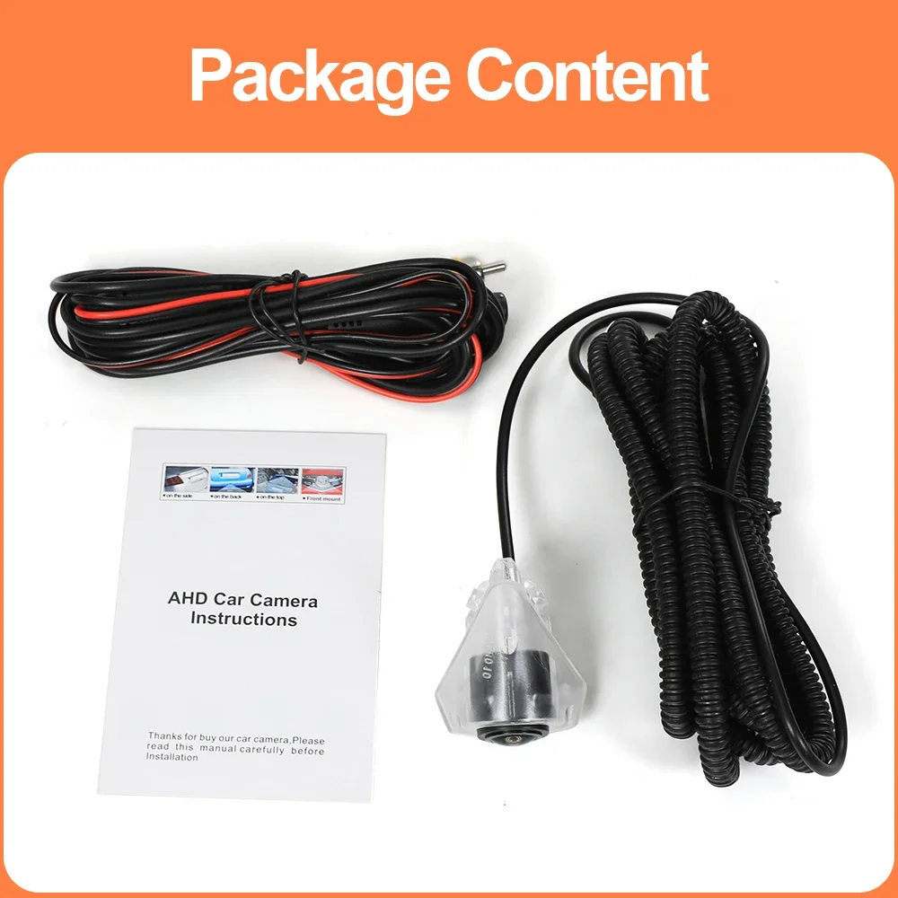 

Автомобильная камера переднего вида для Volkswagen Polo 2012 150 ° Объектив «рыбий глаз» AHD 1080P Водонепроницаемая система мониторинга парковки ночного видения