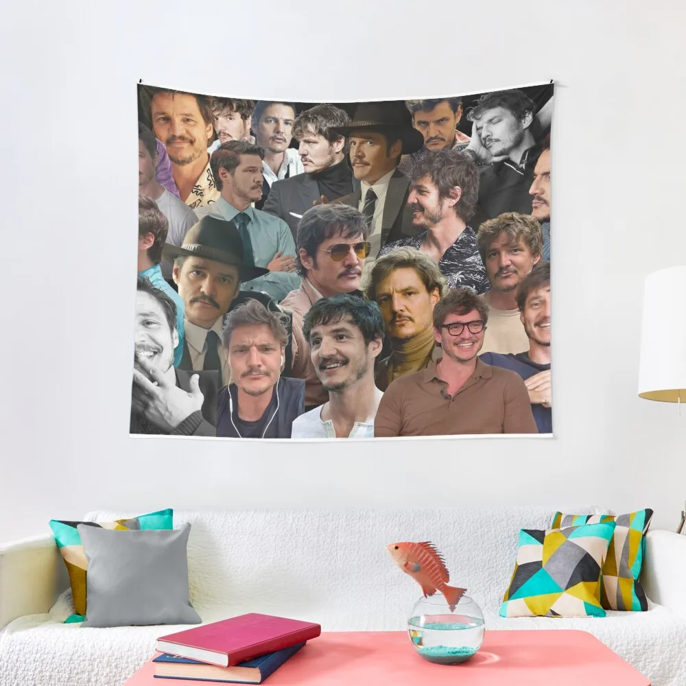 

Pedro Pascal Collage Blanket Style Tapestry Room Decorations Hanging Wall Decorative Paintings Wallpapers Home Decor Tapestry