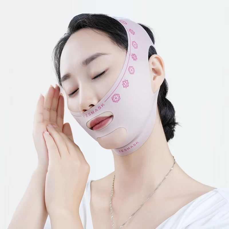 Face Slimming Bandage Belt Chin Up V Line Cheek Neck Shaper Strap Lift Mask Sculpting Face Mask Belt Sleep Beauty Massage