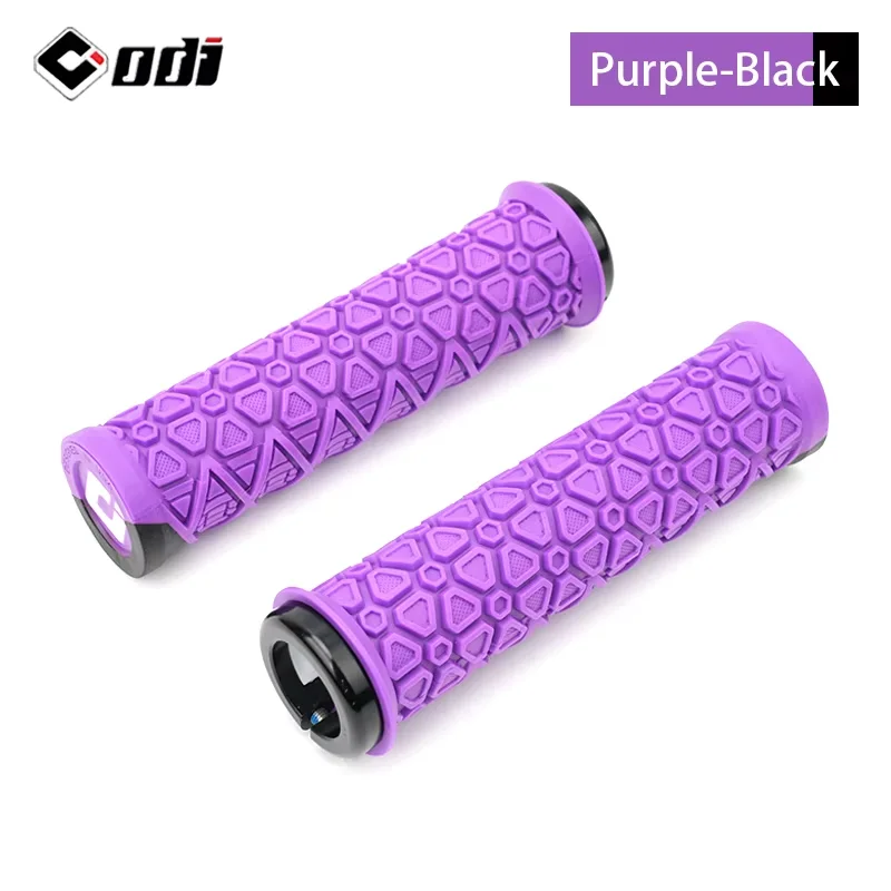 ODI G30 MTB Handlebar Grips Silicone Lock-On Downhill Bicycle Cover Pattern Anti-slip Shock Absorption Handle Parts for Mountain