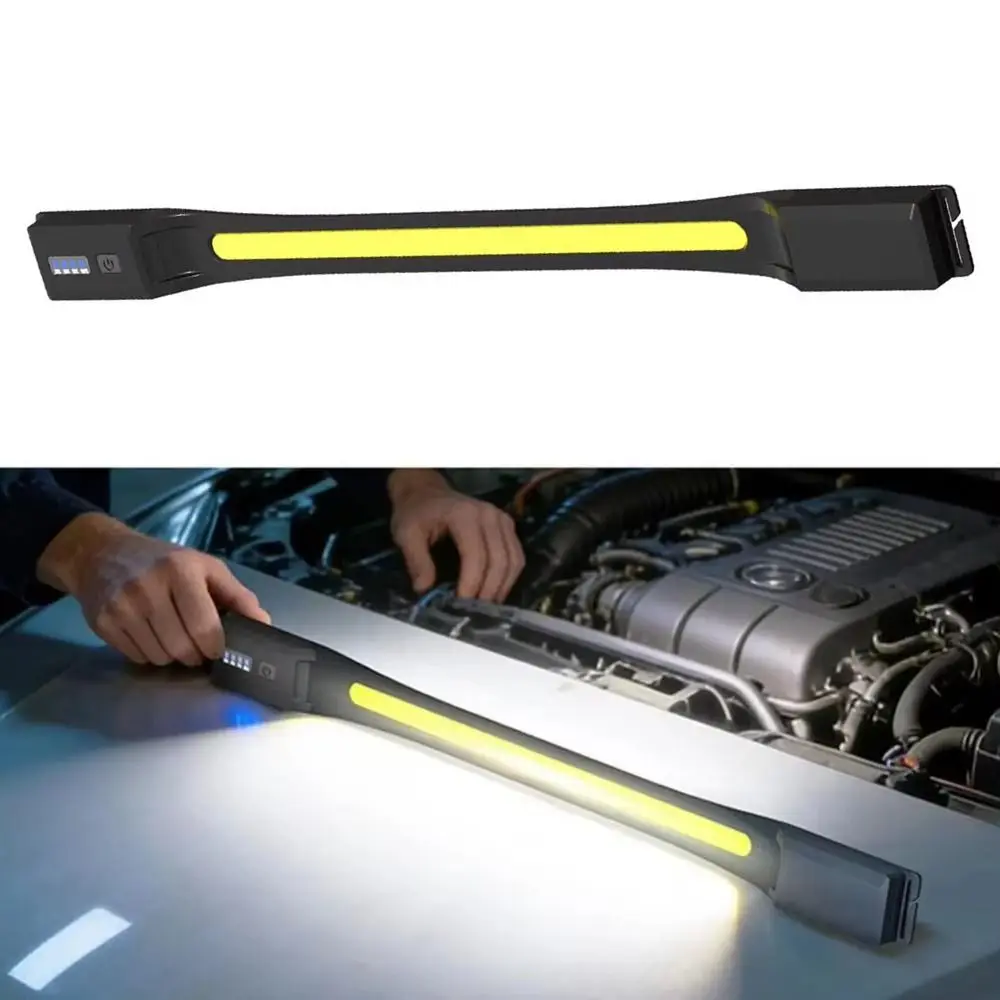 

USB Rechargeable LED COB Torch With Magnet With Hook Work Light Strong LED COB Technology Portable Lantern for 4000 mAh