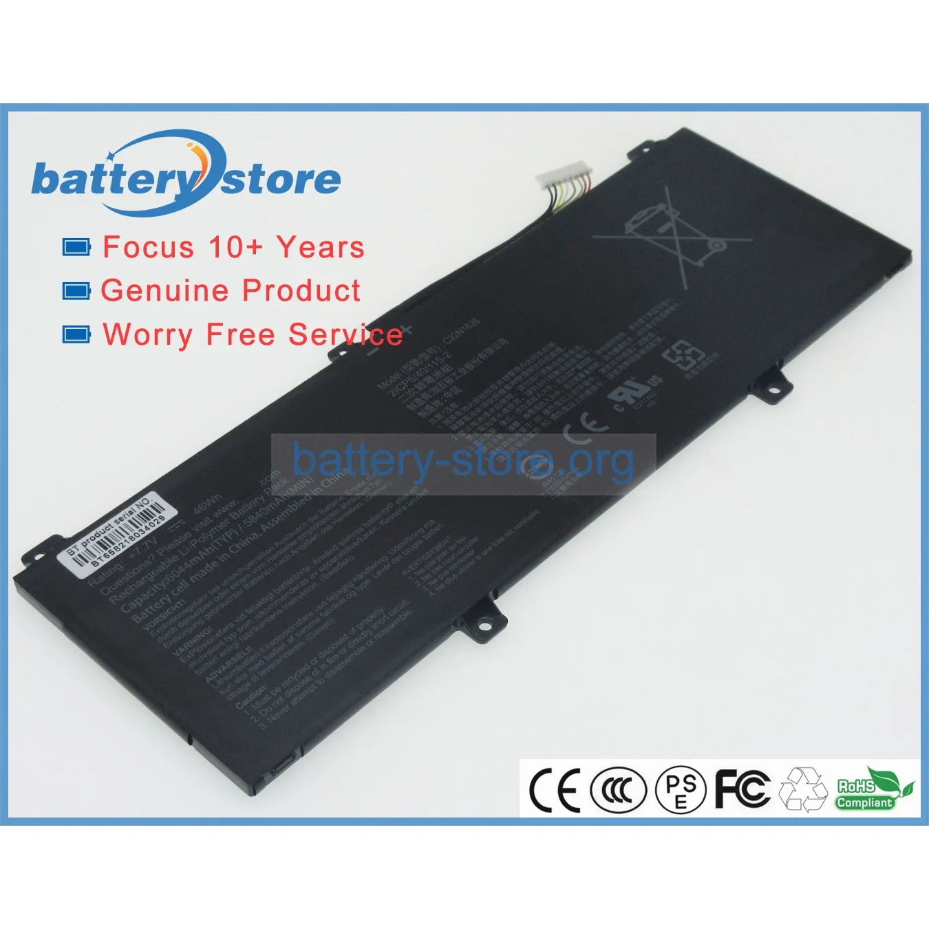 Genuine laptop batteries for C22N1626,0B200-02440100,0B200-03320000,C22PjJ1,C403NA,C213NA,CHROMBOOK FLIP C213SA,7.7V,4 cell