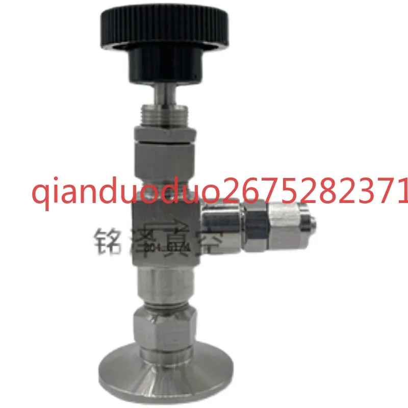 

304 one-word regulating valve, needle valve KF16 KF25 quick-loading chuck vacuum valve turret connector