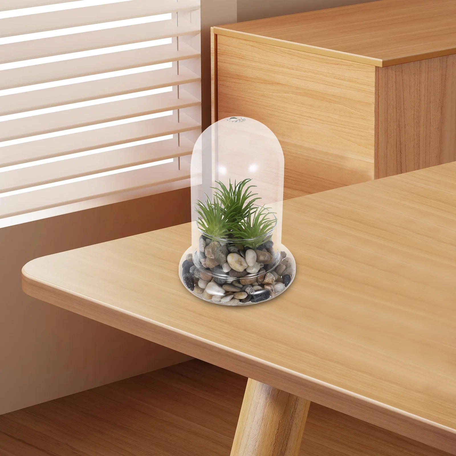 

2Pcs Micro Landscape Ecological Glass Bottle Mini Terrarium Jar Craft Home Study Office Decoration Micro Landscape Bottle