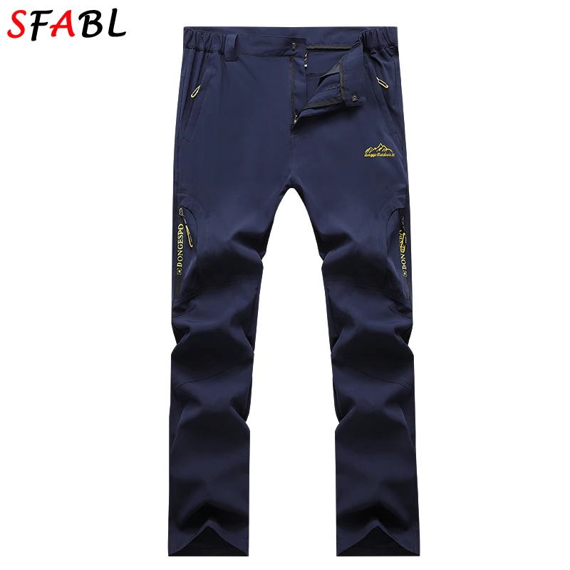 

Quick Dry Men's Pants Waterproof Camping Hiking Pants Men Summer Trekking Climbing Fishing Outdoor Sport Trousers Joggers Male