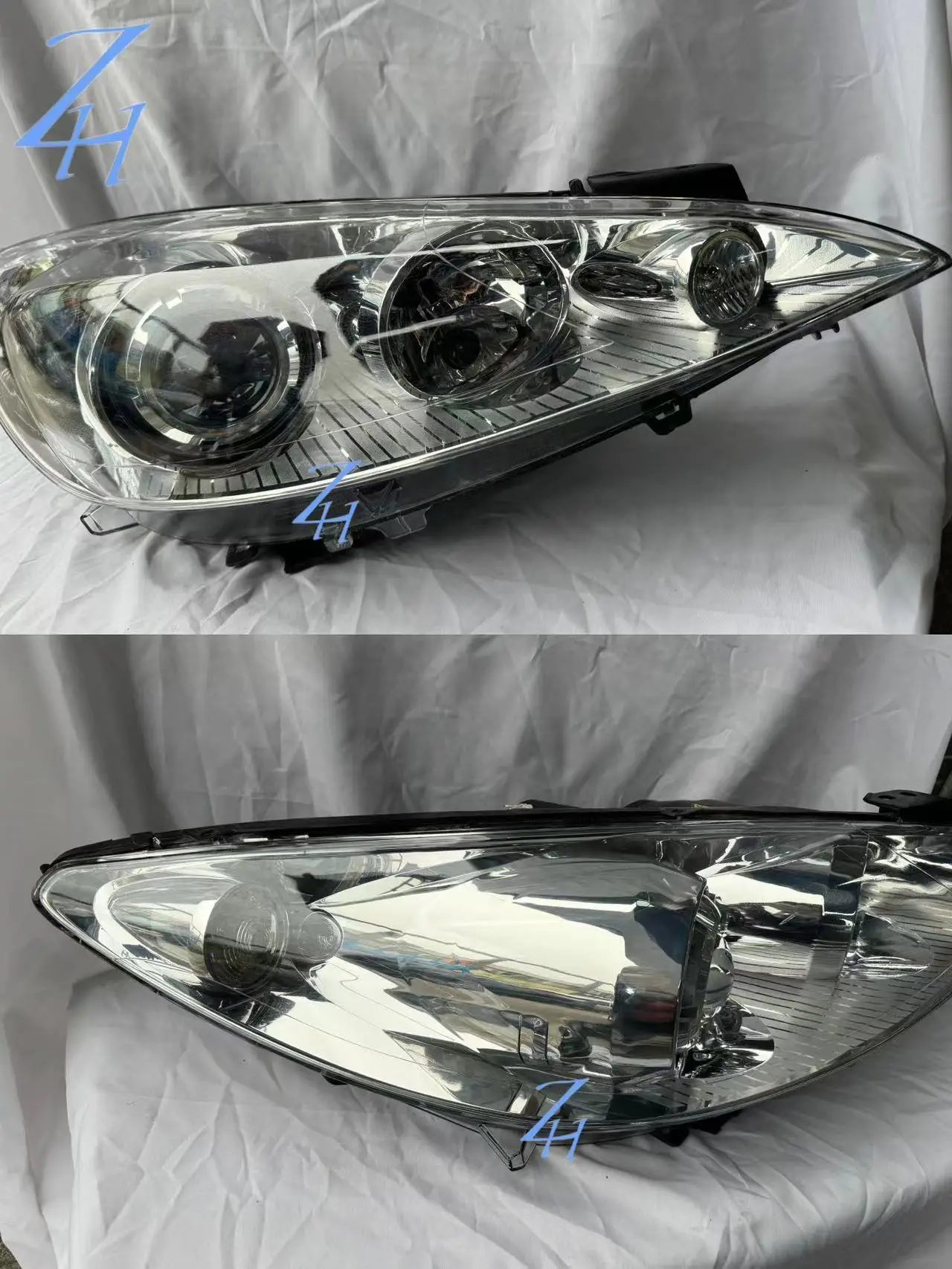 For2010-2013 Dongfeng Peugeot 408 Headlight assembly Qoros 408 auto headlight Original manufacturer 9688575980/9688575880