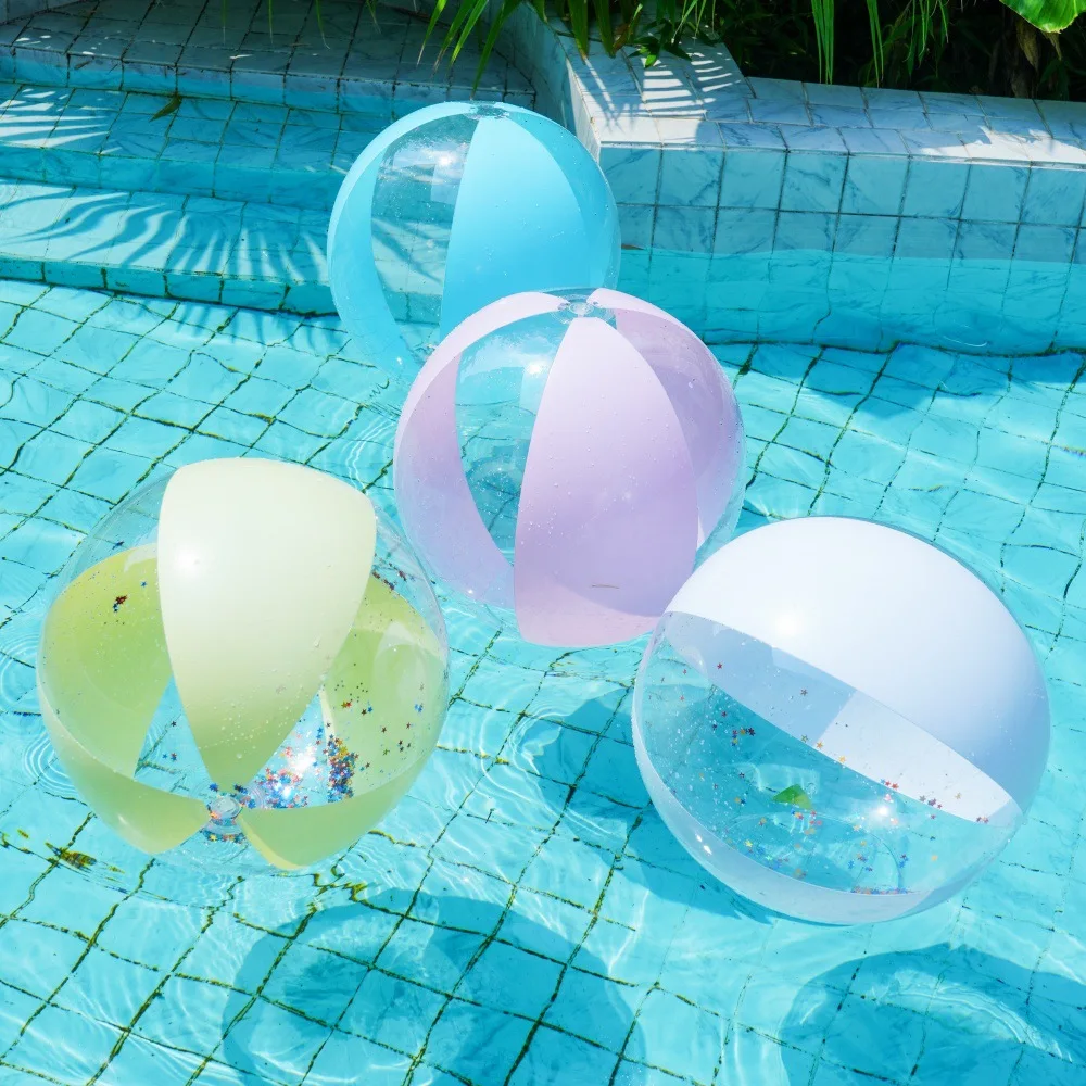 1Pcs Inflatable Beach Ball Swim Pool Toys Inflatable Pool Float Swim Tube Pool Summer Water Amusement Float Ball view 5