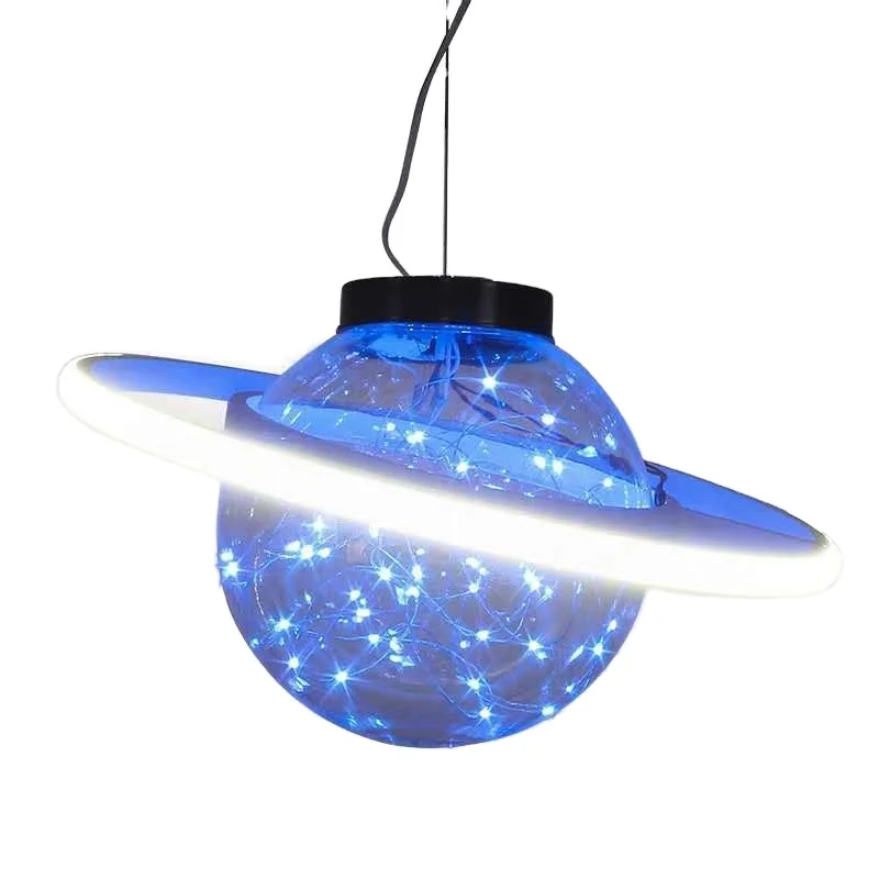 

Outdoor Waterproof Hanging Tree Ball Garden Lamp Street Lighting Space Planet Motif Lights