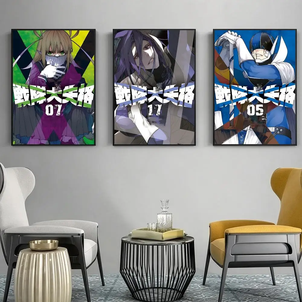 anime Go! Go! Loser Ranger! Poster Poster HD Printing Modern Minimalist Style Home Decor for Living Room Dining Room Gift