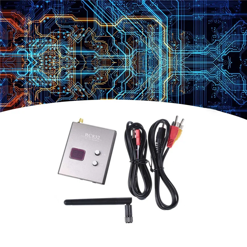 

【GLAD】RC832 FPV Receiver 5.8Ghz 48CH RC832 AV Receiver With Antenna For FPV Multicopter RC Quadcopter