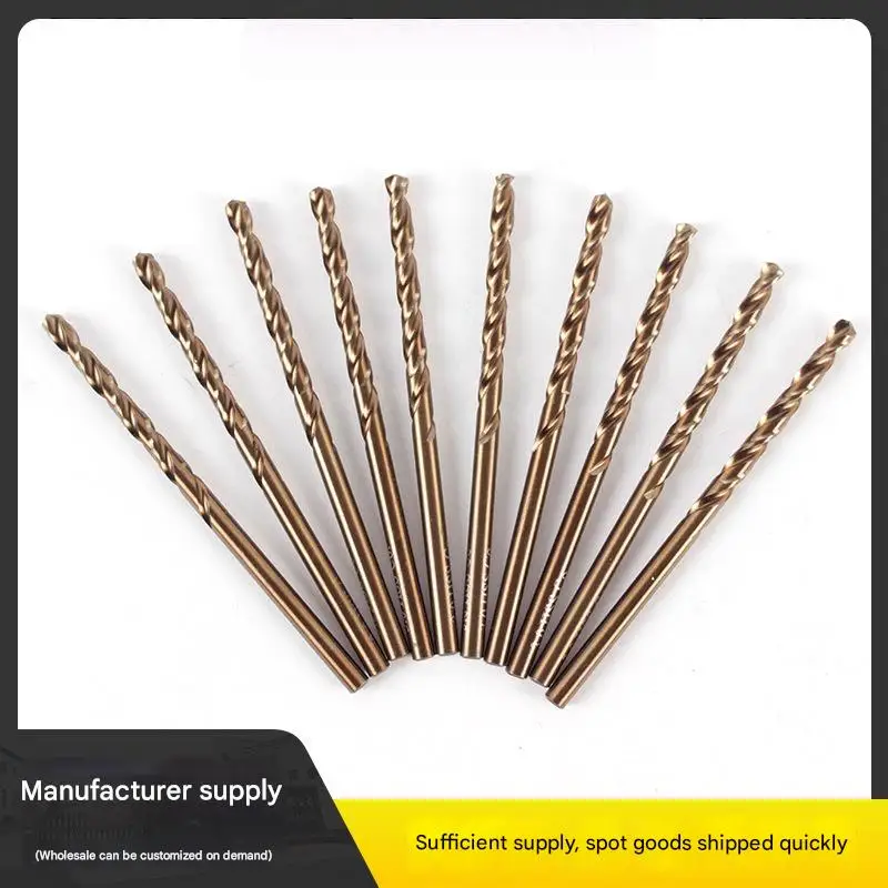 

Fully ground high-speed steel M2 twist drill Stainless steel straight shank twist drill bit High hardness punching special twist