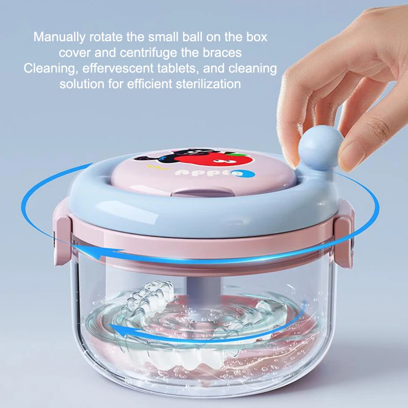 المحمولة الأقواس صندوق متعدد الطبقات غير مرئية الأقواس تنظيف صندوق الأسنان التجنيب صندوق تخزين المحمولة تخزين أسنان عميقة