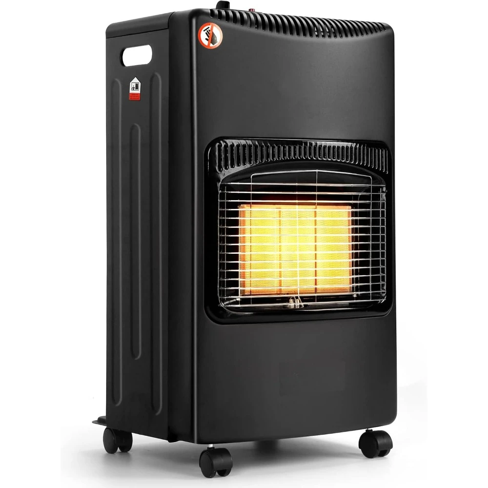 Patio Propane Heater, 18,000 BTU Portable Gas Infrared Heaters for Outdoor Use, Suitable for 20lb 30lb Propane