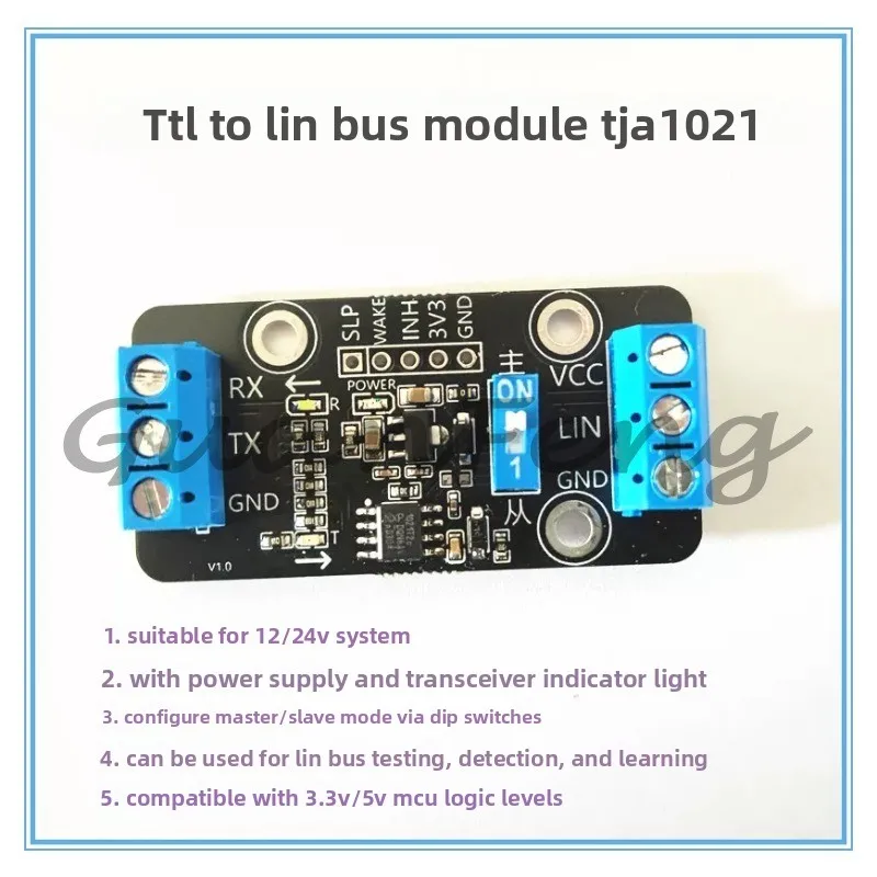 TTL To LIN Bus/TJA1021 Module/automotive Bus/LIN Communication Debugging/LIN To TTL Conversion