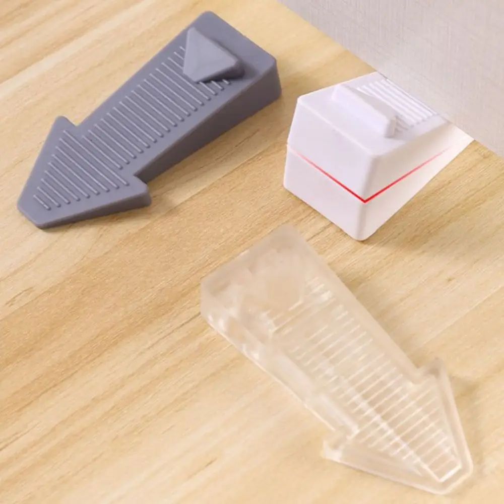 2Pcs Wind resistant Doorstops Door Stopper Buffer Stackable Door Block Safety Rubber Door Stop Children Protection