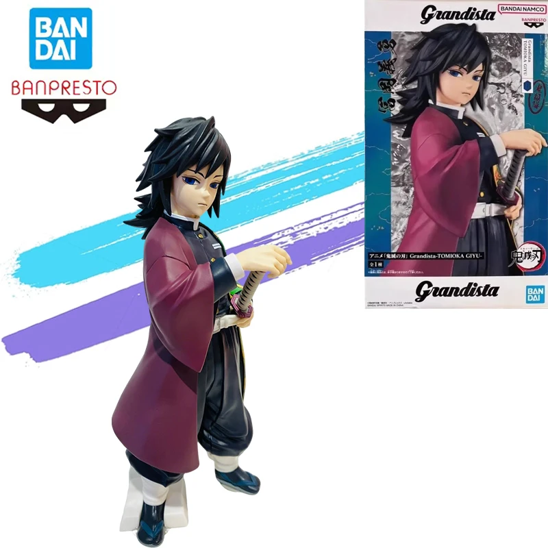 

Original Bandai Banprest Brand New Genuine Unopened Blade of Demon Destruction Grandista Tomioka Giyuu Collectible Figure 24Cm