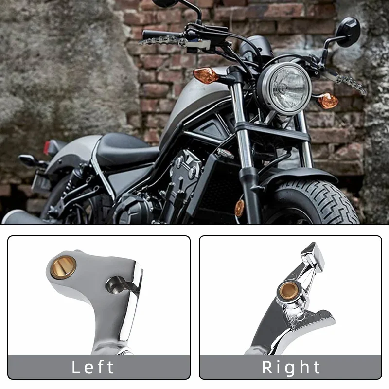 Motorcycle Skull Brake Handle Clutch Lever Accessorie For Honda Rebel CMX 500 300 CMX500 2017-2022