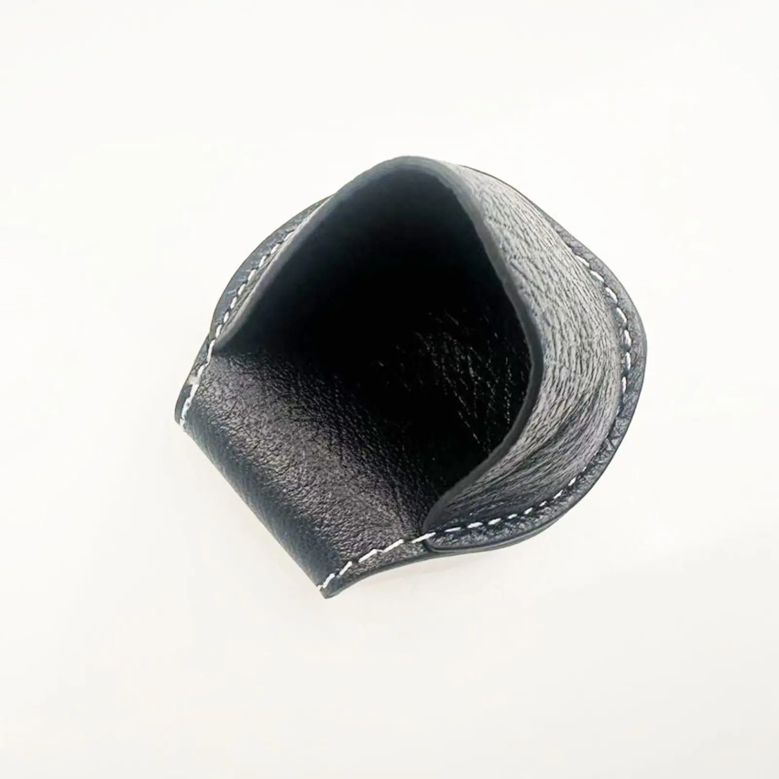 

Leather Chalk Bag Compact Rock Climbing Chalk Bag Stitched Leather Pouch apertureMouth Athletic Accessory Long-Lasting