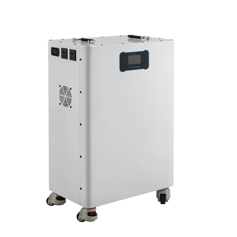 All-in-one Solar Battery Power Station, 51.2V 100AH LiFePO4, Inverter Design for Home Backup Camping RV Use