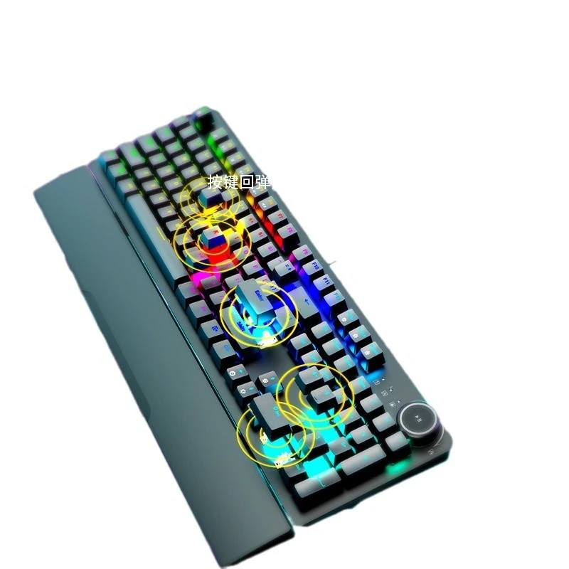 

Mechanical keyboard Green axis tea axis Red axis gaming computer wired office keyboard