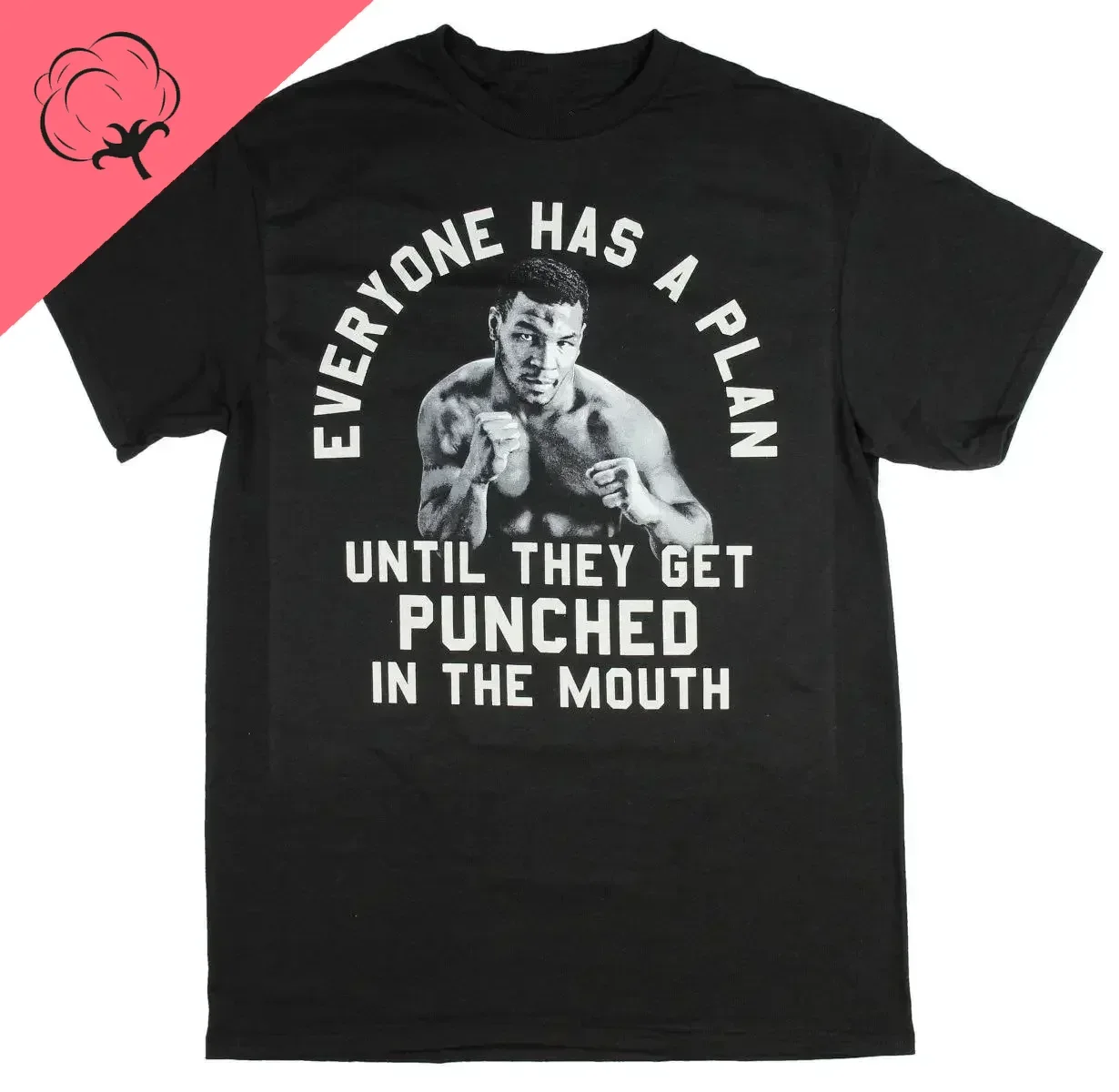 الجميع لديه خطة مثقوبة في الفم. مايك تايسون تي شيرت الصيف قصيرة الأكمام س الرقبة الرجال تي شيرت جديد XS-3XL