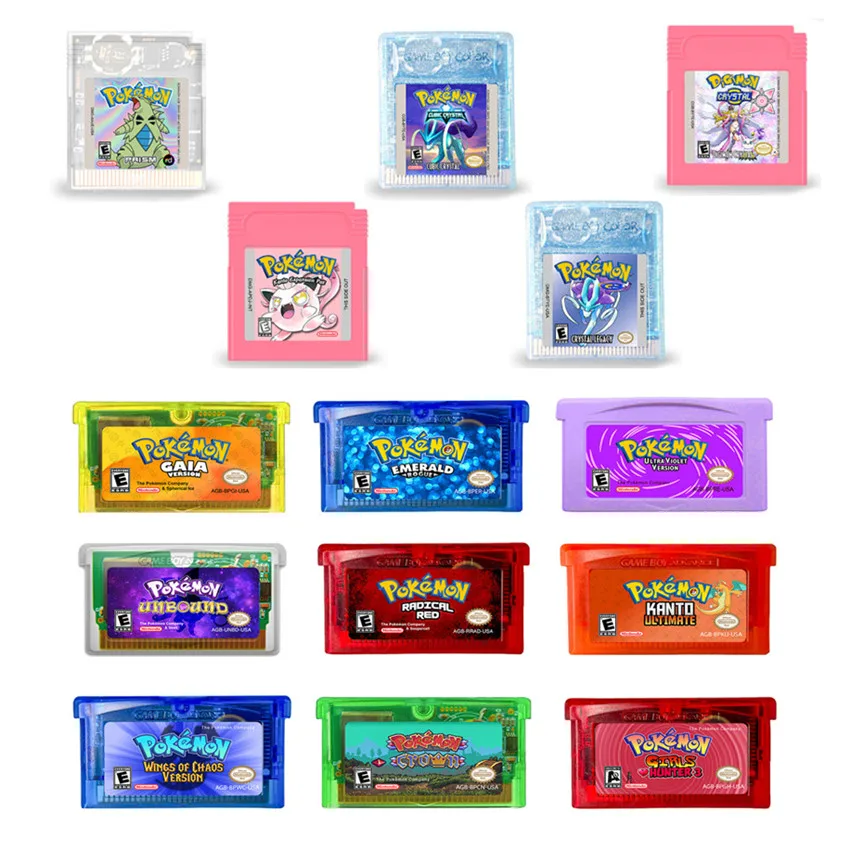 

Rom hack Real time clock GameBoy Cartridge RTC Cartridge Console Card Pokemon Crystal Legacy Prism Gold 97 with Battery