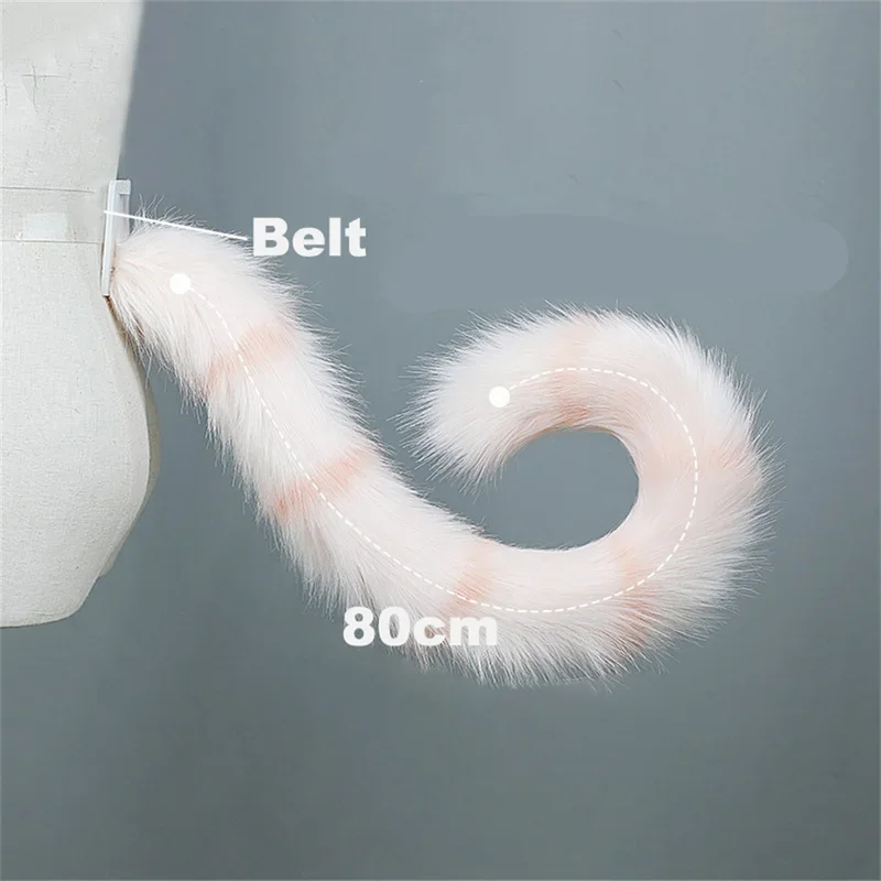 Puntelli Cosplay fatti a mano orecchie da bestia copricapo bestia coda di gatto accessori Anime Lolita Cute Cat Ears fascia Lolita vestito Sexy