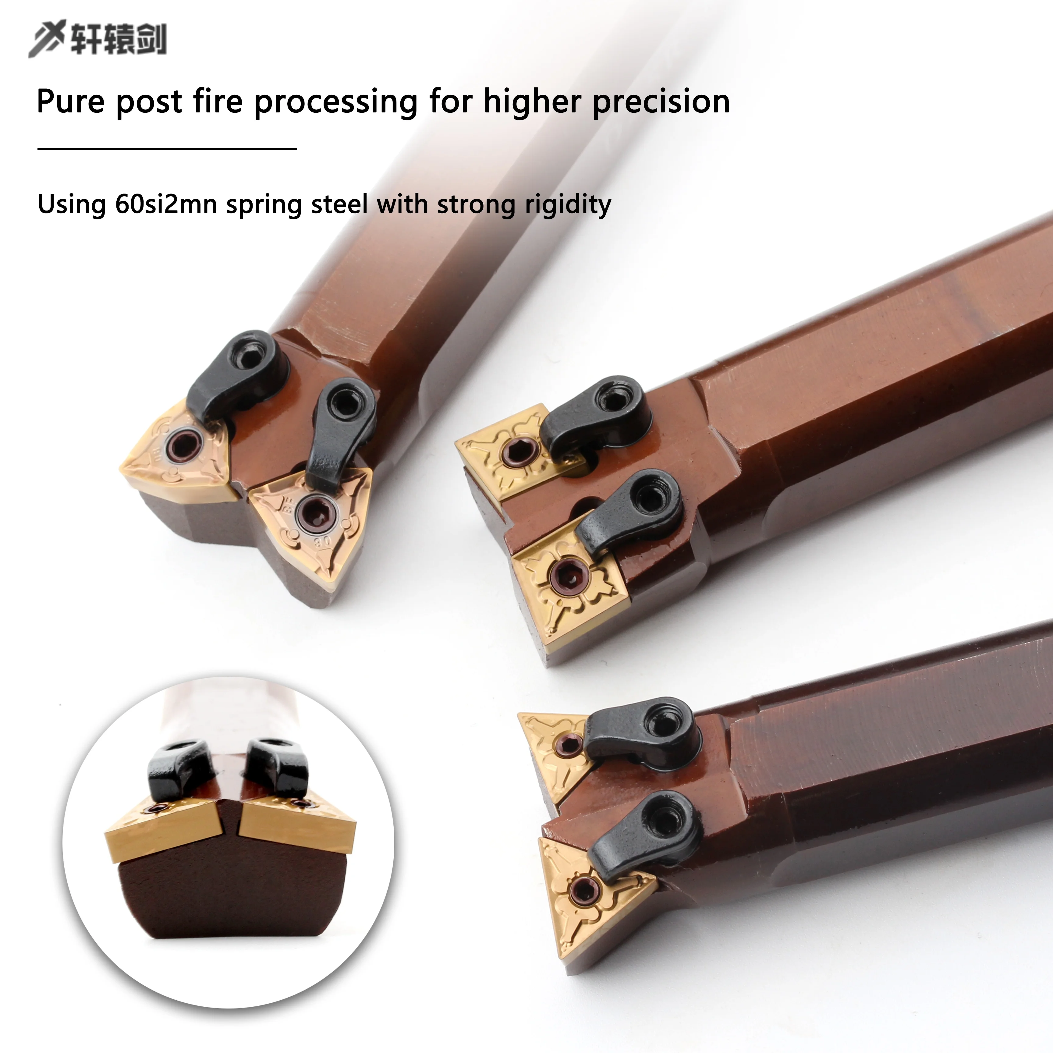 Spring Steel Double Headed Blade Holder D25R/D32S/D40S MC12L/MC12N/MC12R MTL16L/MTL16N/MTL16R MW08L/MW08N/MW08R CNC Lathe Tools