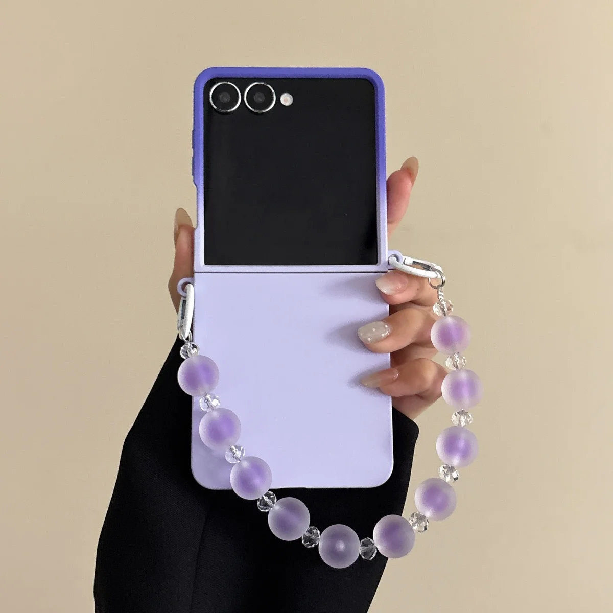 Candy Color Wristband Silicone Soft Phone Case for Samsung Galaxy Z Flip8 7 6 5 4 3 5G Flip8 Flip7FE Shockproof Protective Cover