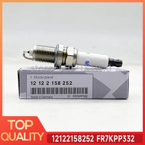 4 шт. FR7KPP332 IZFR6H11 12122158252 Иридиевая свеча зажигания для BMW E46 E92 E65 E70 E81 E60 E88 E90 X5 A6 550i 650i 750i 750Li