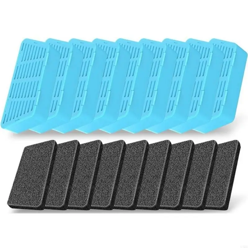 L8re Filtros reemplazo y esponjas para dispensador agua fuente agua mascotas automáticas