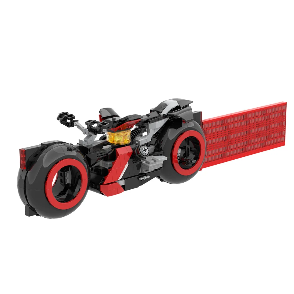 

Moc Tron Are Moto Building Blocks Model Science Fiction Movies Motorcycle Competition Bricks Boys Birthday Gift Kids Adult Gifts